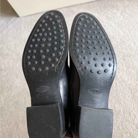 TOD’S Horsebit Leather Women’s Loafers 9.5 main image 9